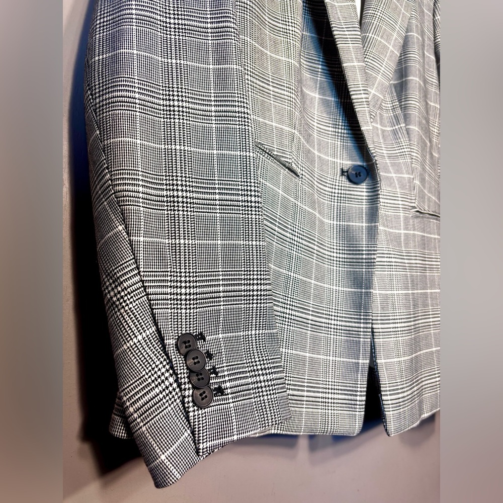 H&M Classic Gray Tailored Blazer - Picture 5 of 16